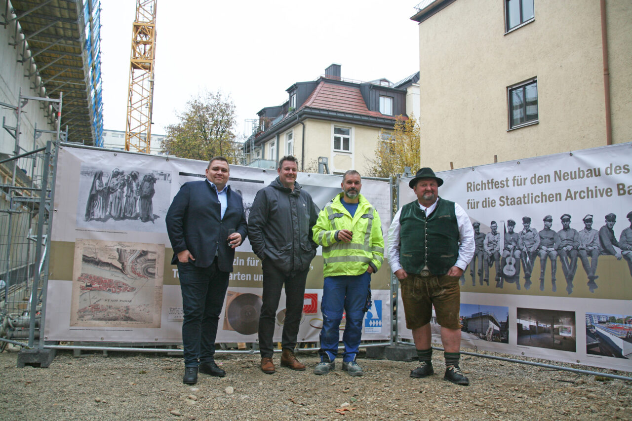 Hauptstaatsarchiv: Neubau des Speichermagazins – Richtfest im November 2024